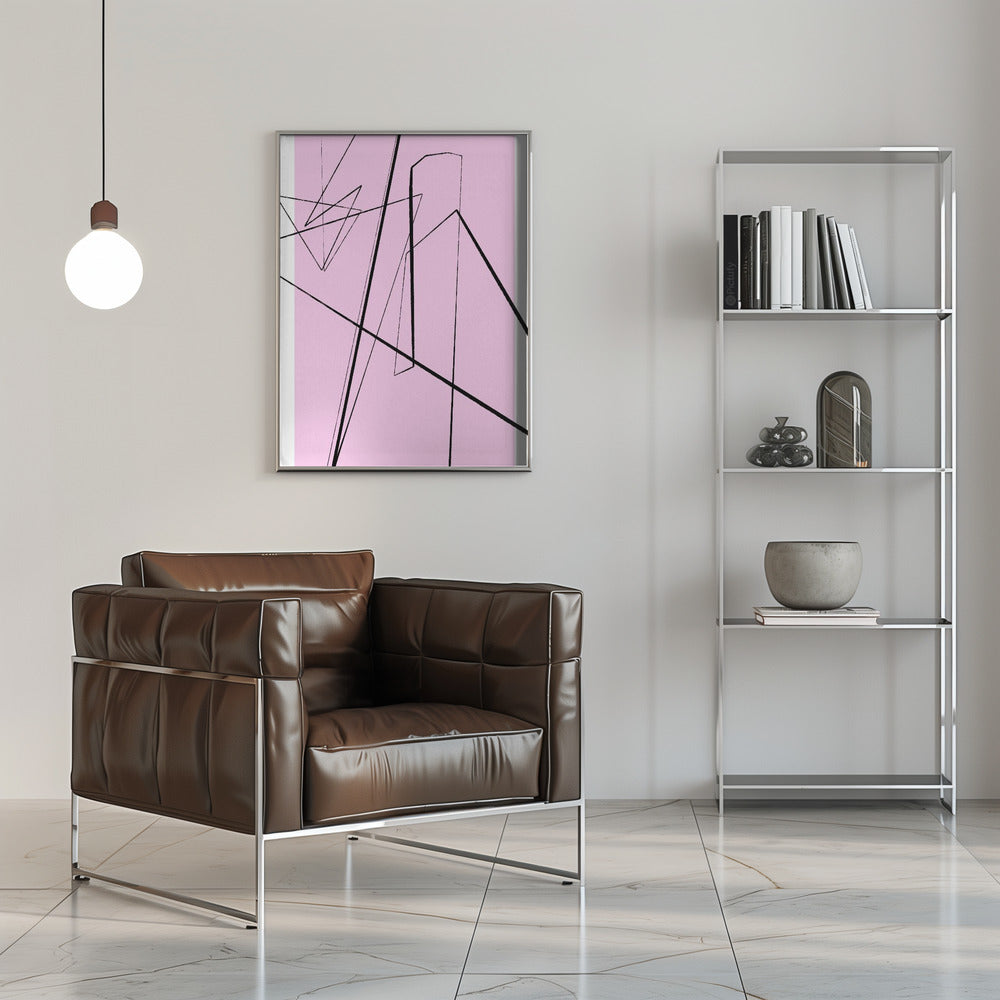 Angular Lines No 10 Poster